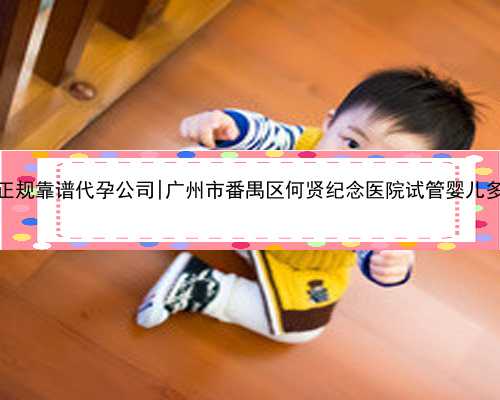 广州正规靠谱代孕公司|广州市番禺区何贤纪念医院试管婴儿多少钱
